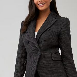 Bardot Boucle Black Blazer
